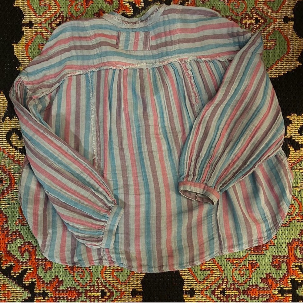 We The Free Valley Double Cloth Striped Shirt - Picture 5 of 6